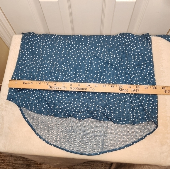 Daniel Rainn Split V-Neck Top Size PXS Teal - Picture 9 of 11